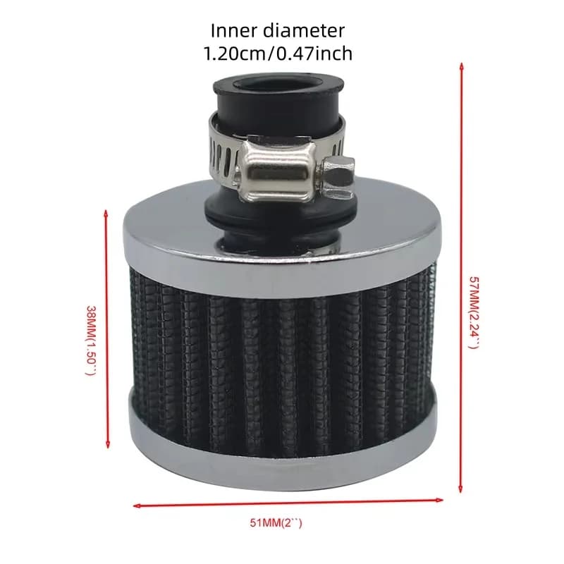 12mm Universal High Flow Air Filter
