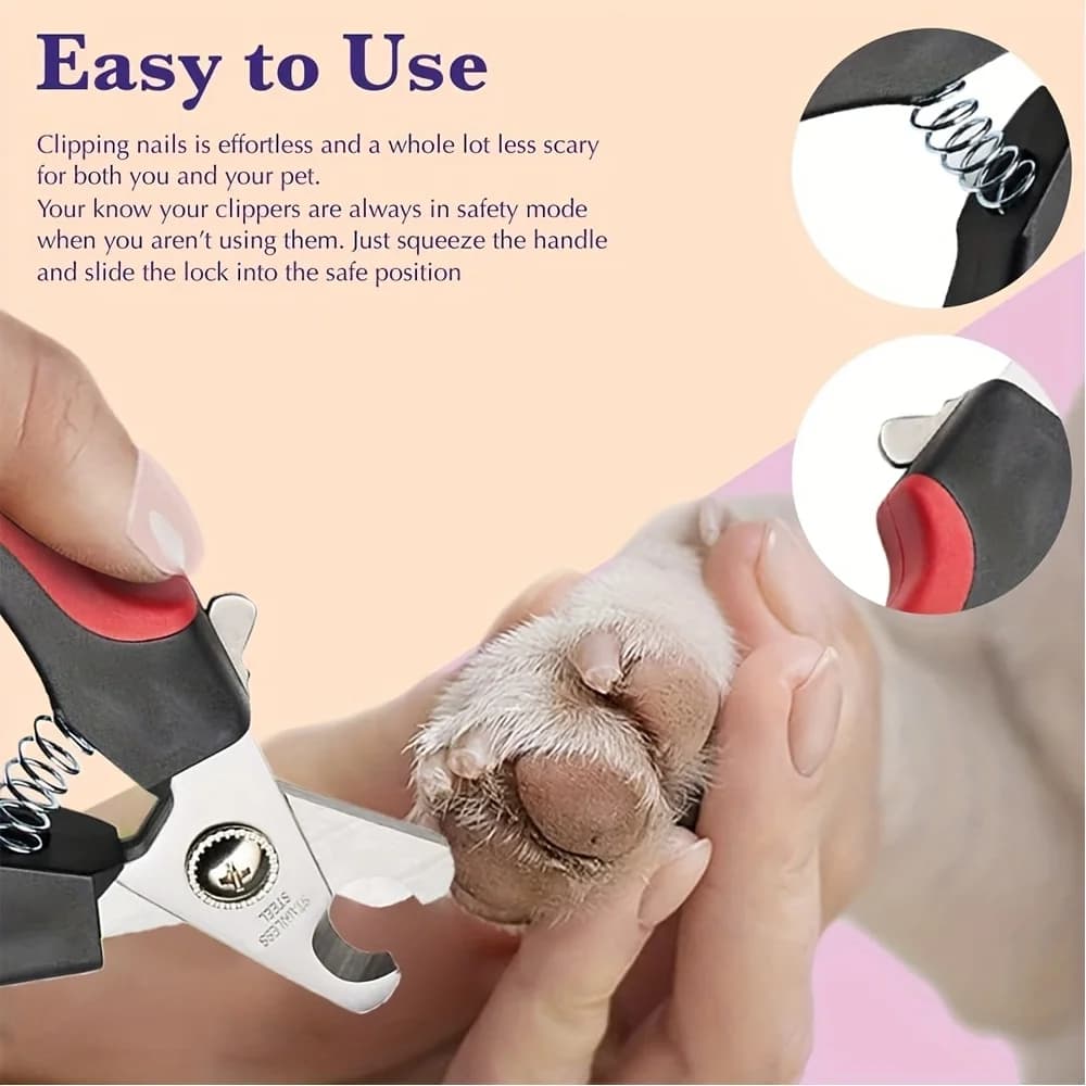 Pet Nail Scissors with Rounded Safety Edges