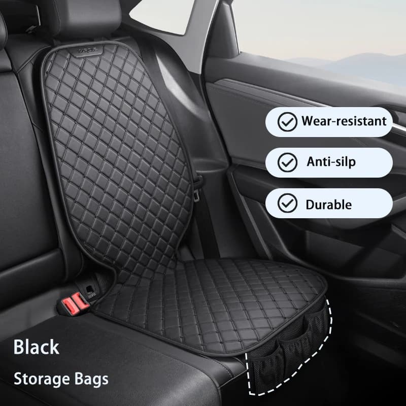 Car Seat Safety Protector Leather Pad