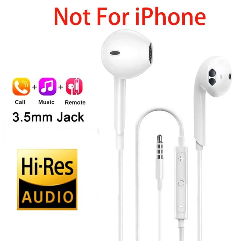 Wired In-Ear Headphones with Microphone