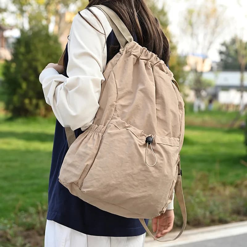 Lightweight Waterproof Drawstring Backpack