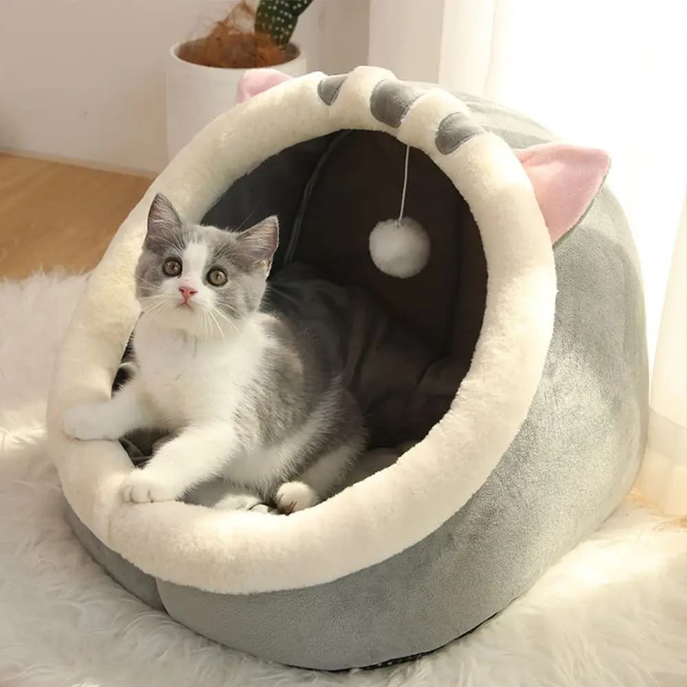 Semi-Enclosed Dome Pet Bed