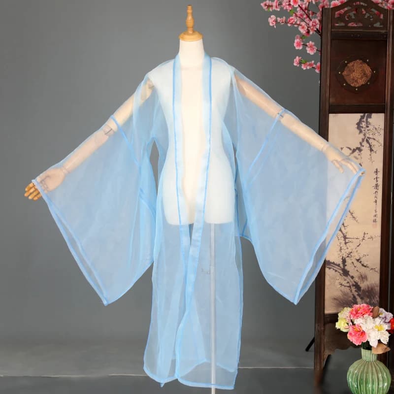 Women's Chiffon Hanfu Cloak Overcoat