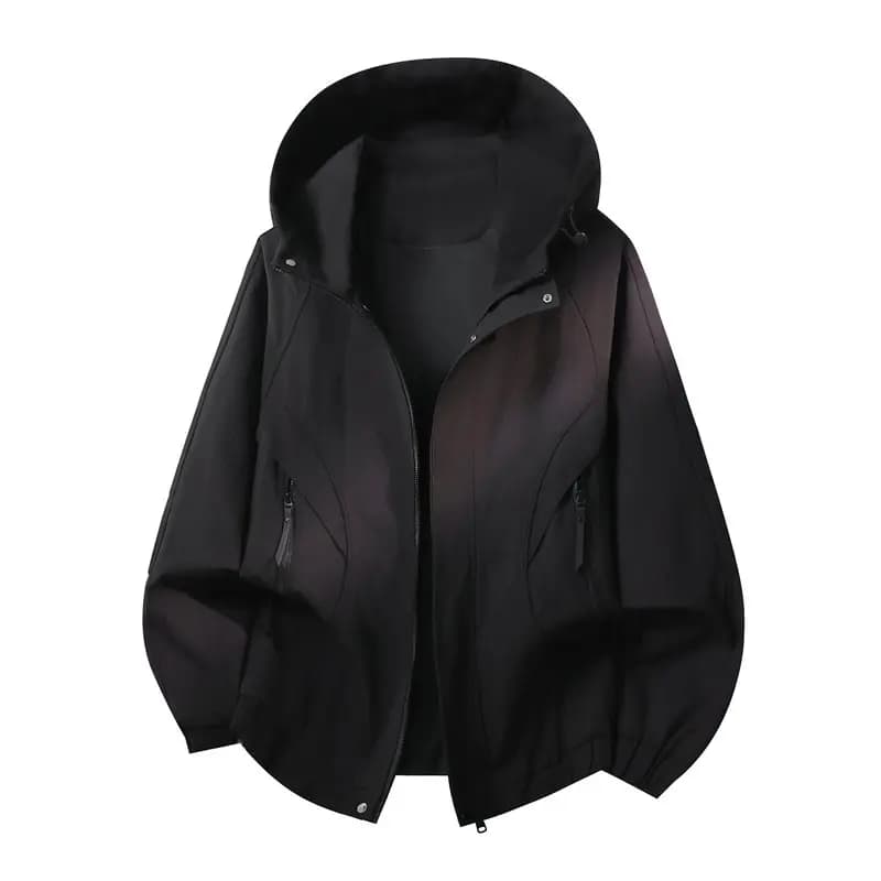 Men's Hooded Windbreaker Jacket