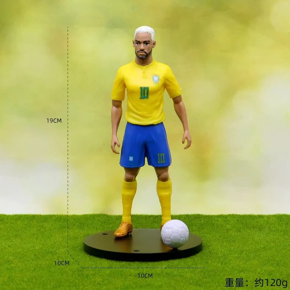 Soccer Player Action Figure with Base and Ball