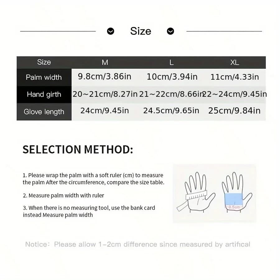 Winter Thermal Gloves with Anti-Slip Palm