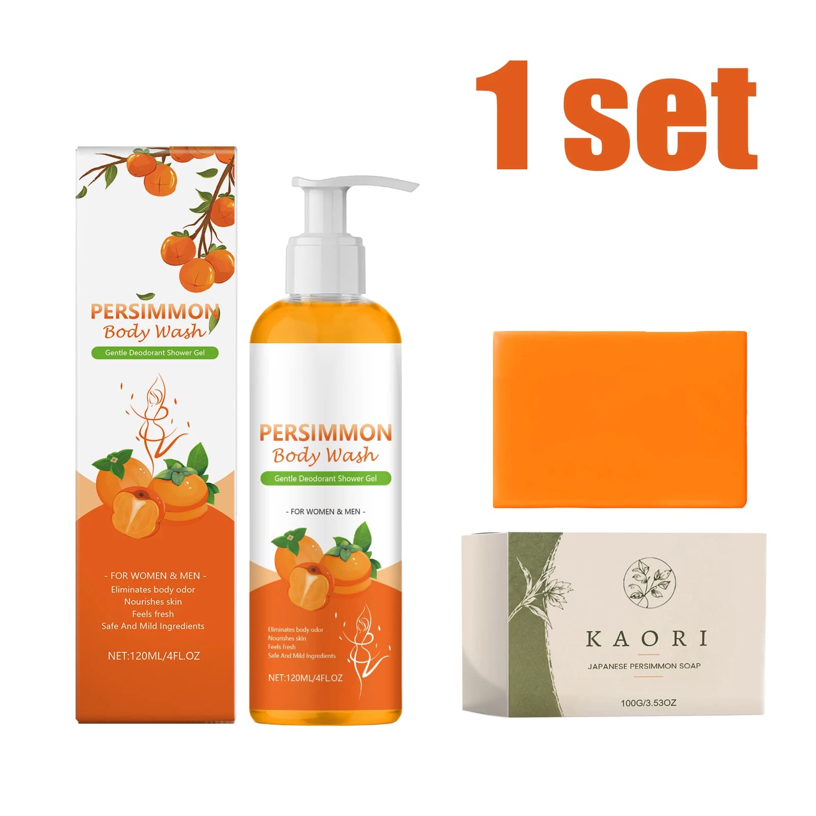 Persimmon Body Wash for Face and Body