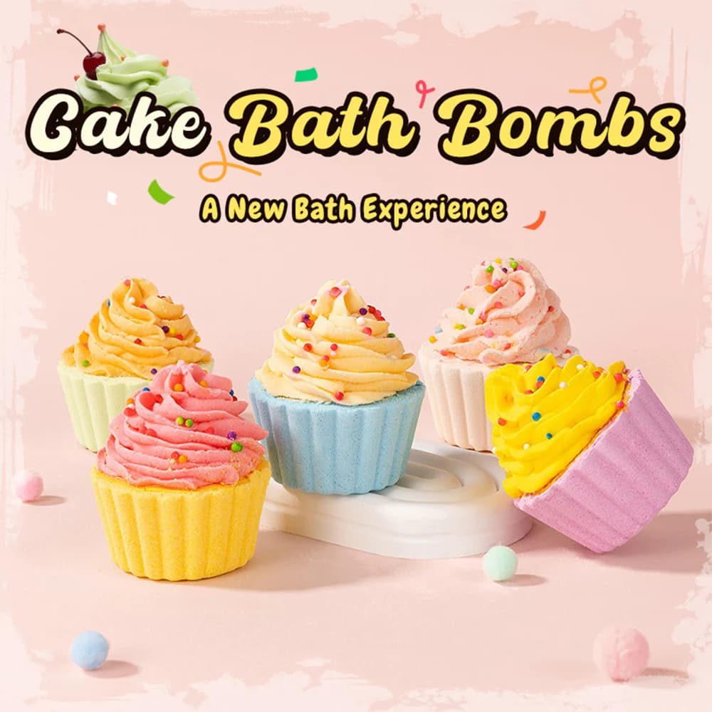 Cupcake Bath Bombs Set