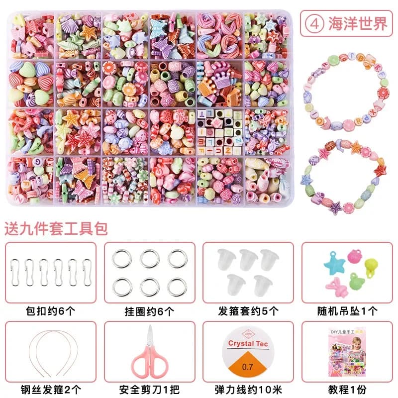 Polymer Clay Jewelry Making Kit with Beads