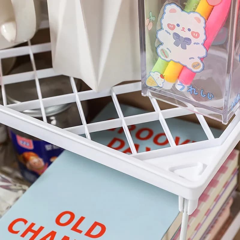 Home Closet Organizer Storage Shelf for Kitchen Rack Space Saving Makeup Organizer Wardrobe Decorative Shelves Cabinet Holders