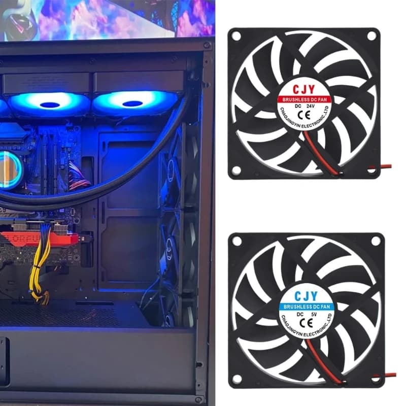 Quiet 80mm Computer Case Fan