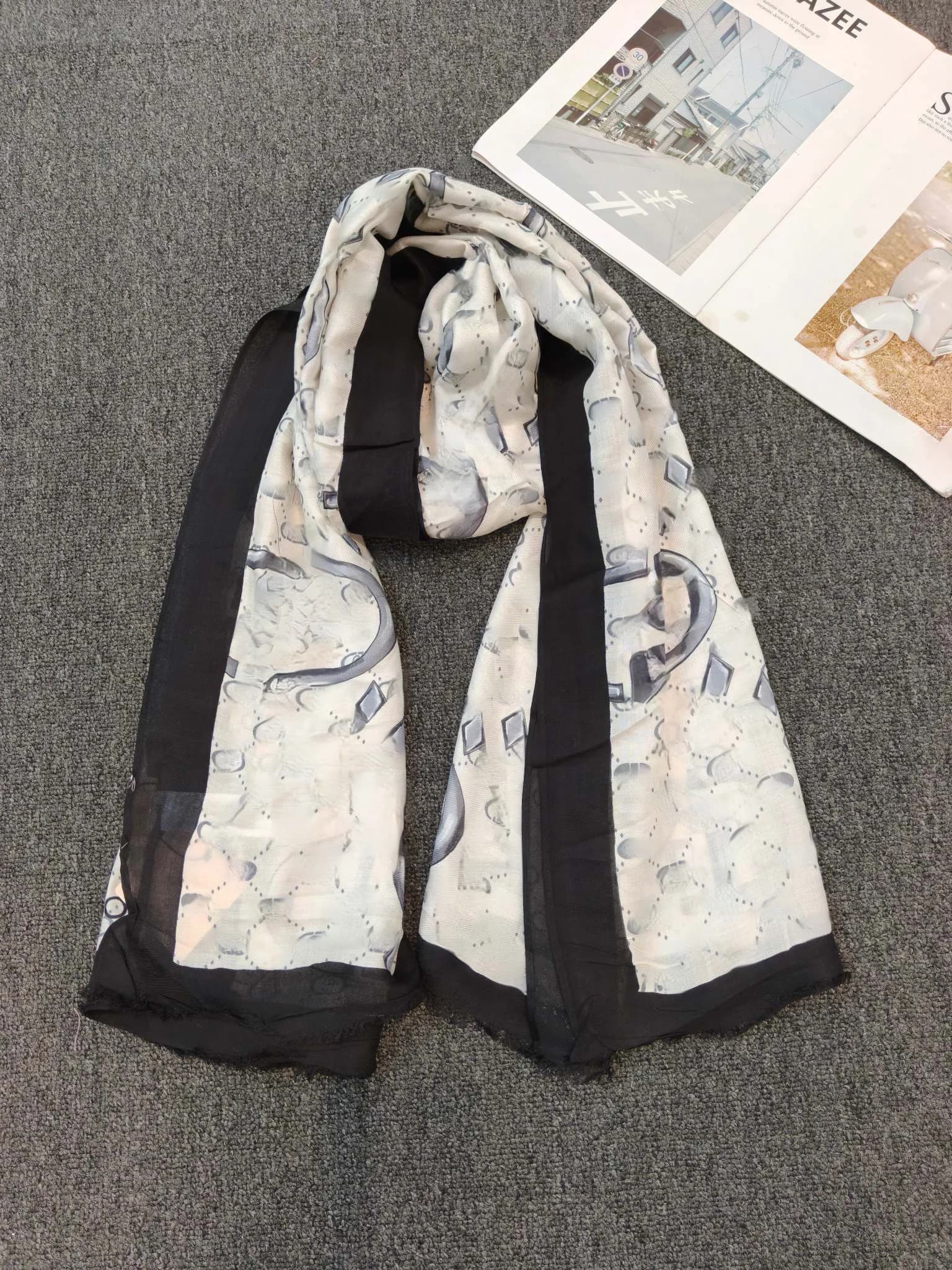 European, American, Italian original scarf with printed temperament, versatile shawl, sun shading, warm and soft new style 11
