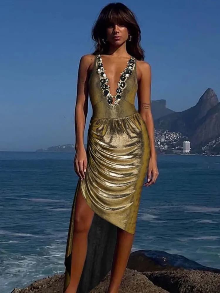 Women's Ruffle Print Bikini Bodysuit With Skirt