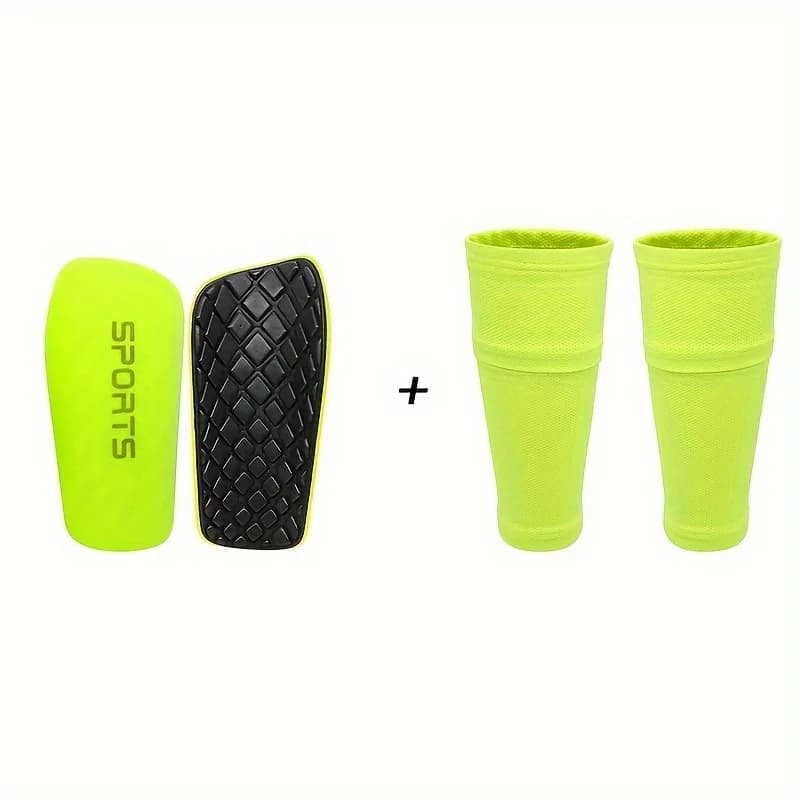 Sports Set Soccer Shin Guard Leg Cover Independent Pocket Anti-Drop Elastic Breathable Unisex Football Protective Gears