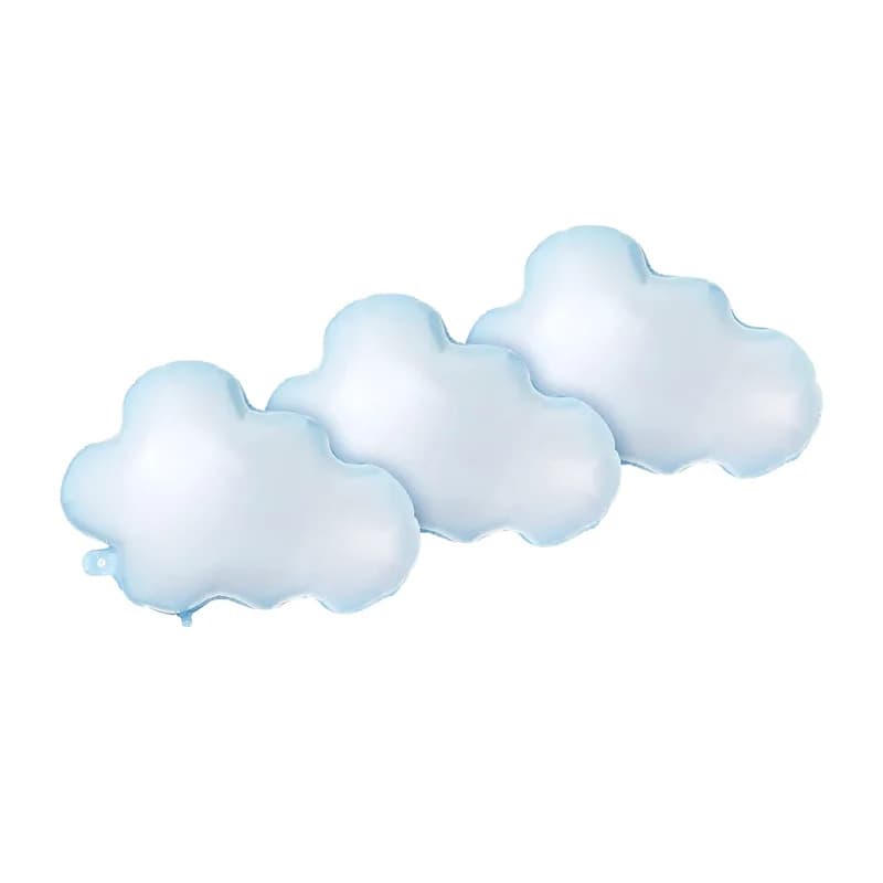 Sky Blue Cartoon Balloons