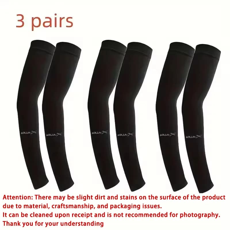 1/3 Pair of Breathable Sun Protection Sleeves - Breathable & UV Protective Gear for Sports, Driving, & Outdoor Adventures