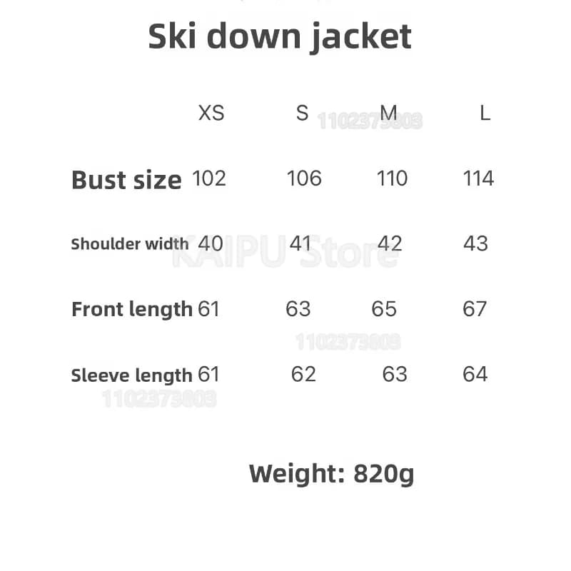 Women's Cotton Ski Suit Jacket and Pants