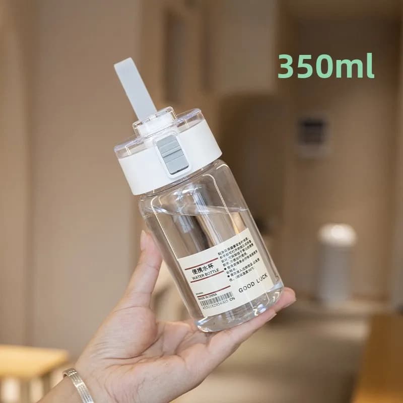 Transparent Kawaii Water Bottle