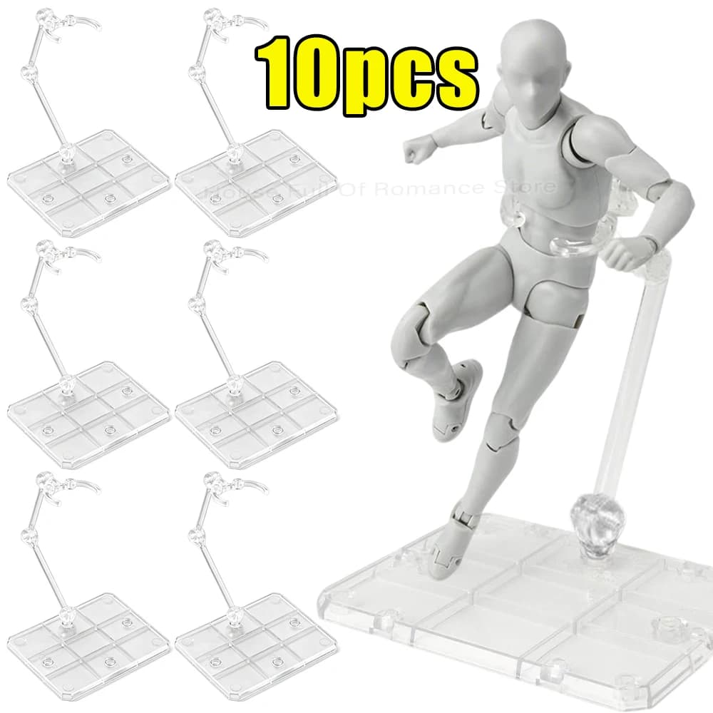 Clear Acrylic Action Figure Display Stand