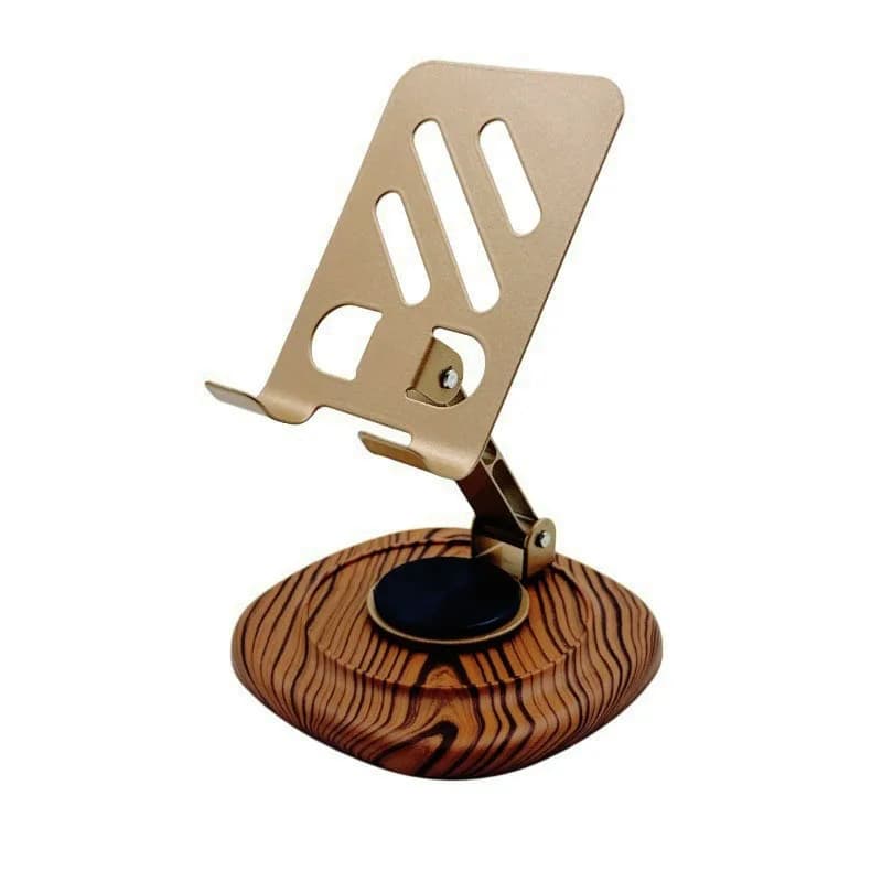 Cell Phone Stand for Desk - [360° Rotation] Foldable Mobile Stand, Office Desk Accessories Gifts for All Smartphones