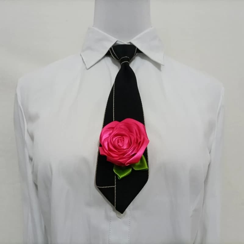 Retro Rose Bow Tie