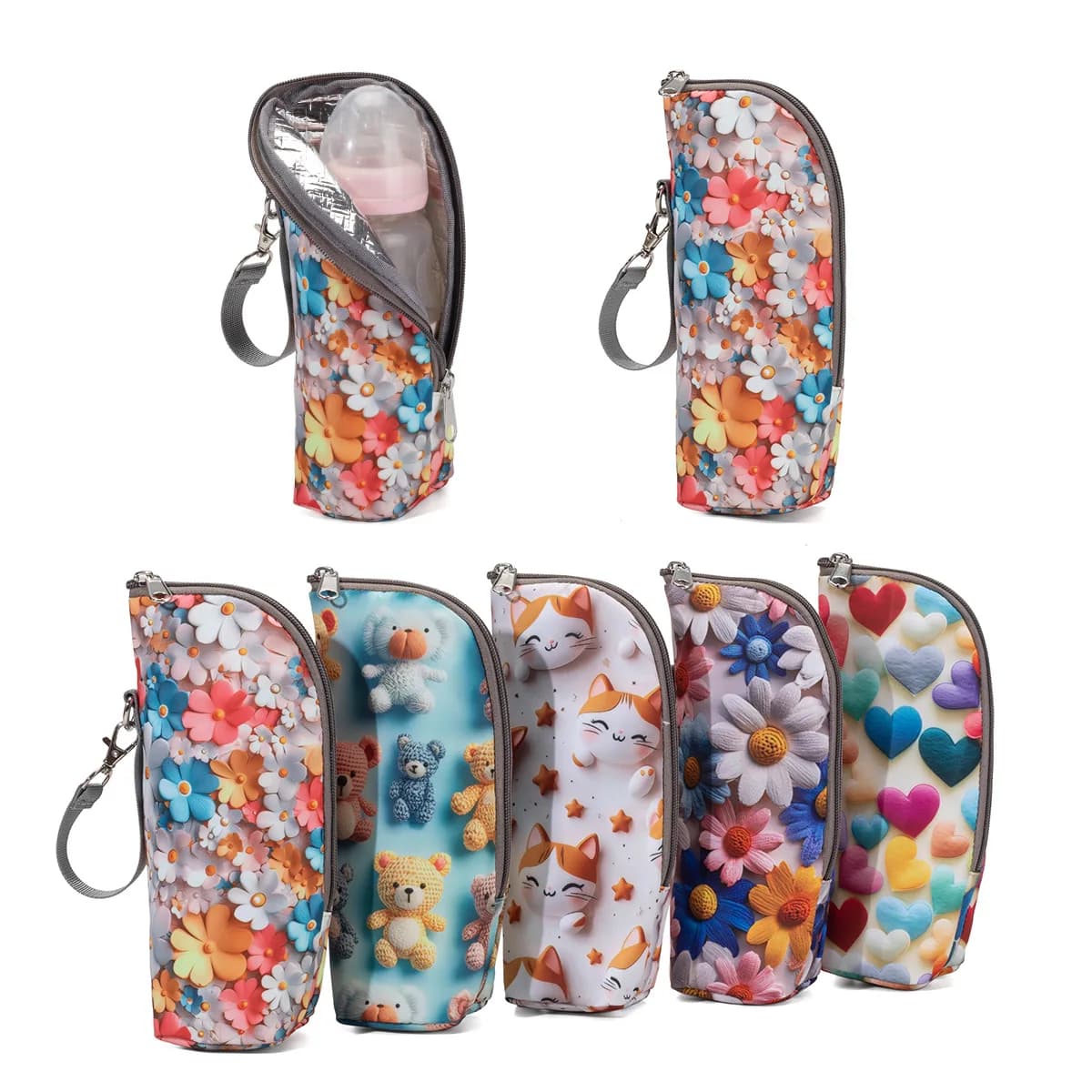 Insulated Baby Bottle Warmer Stroller Bag