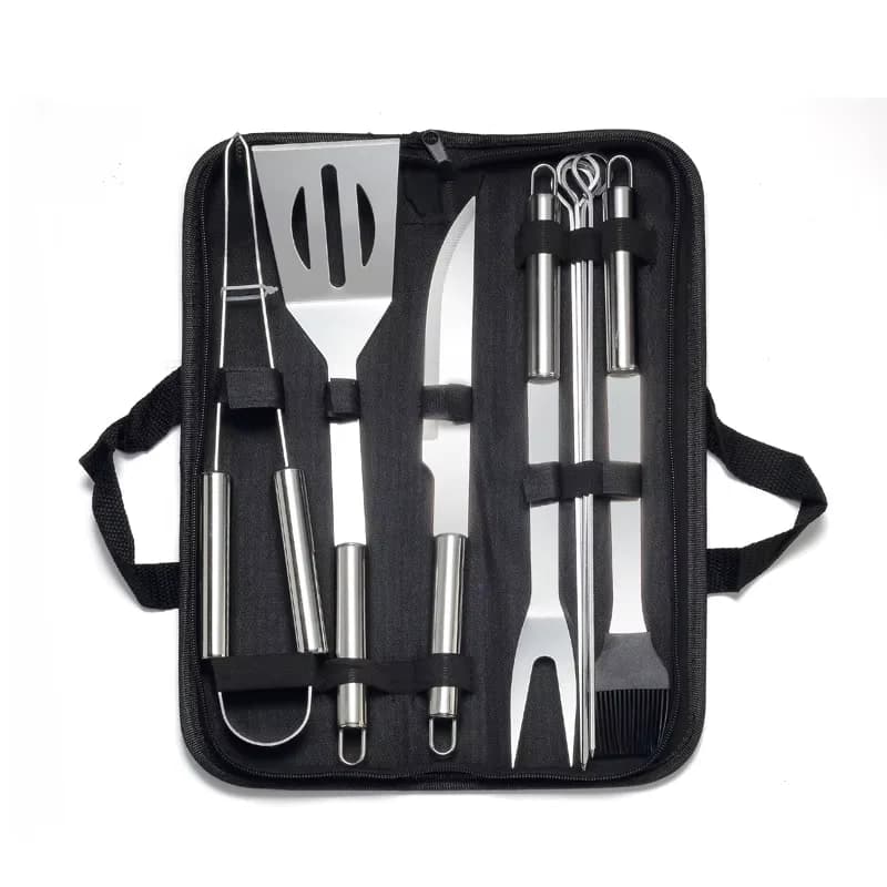 Stainless Steel BBQ Grill Utensils Set With Bag