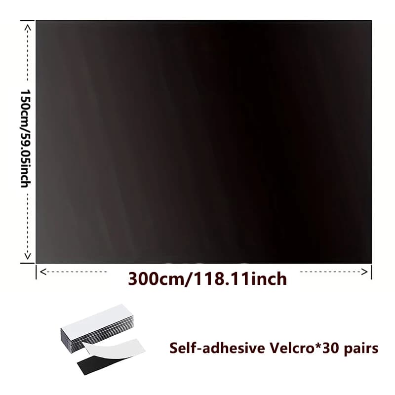 Blackout Window Film Self-Adhesive