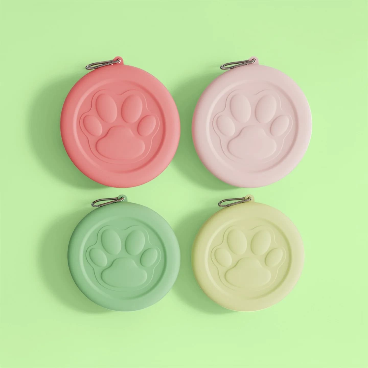 Portable Outdoor Pet Bowl with Treat Compartment