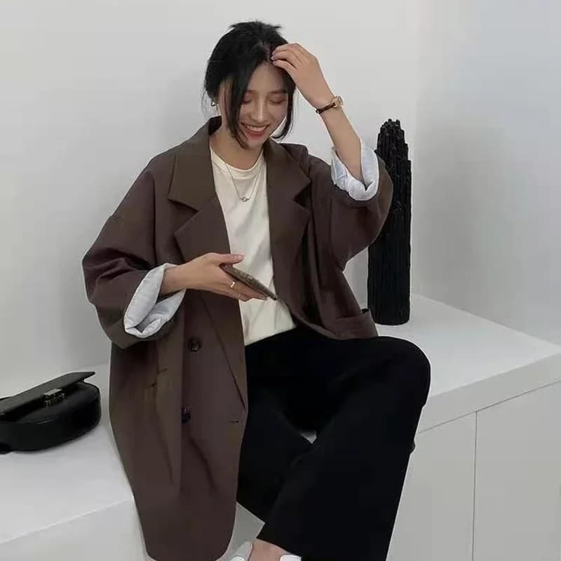 Women's Minimalist Solid Blazer