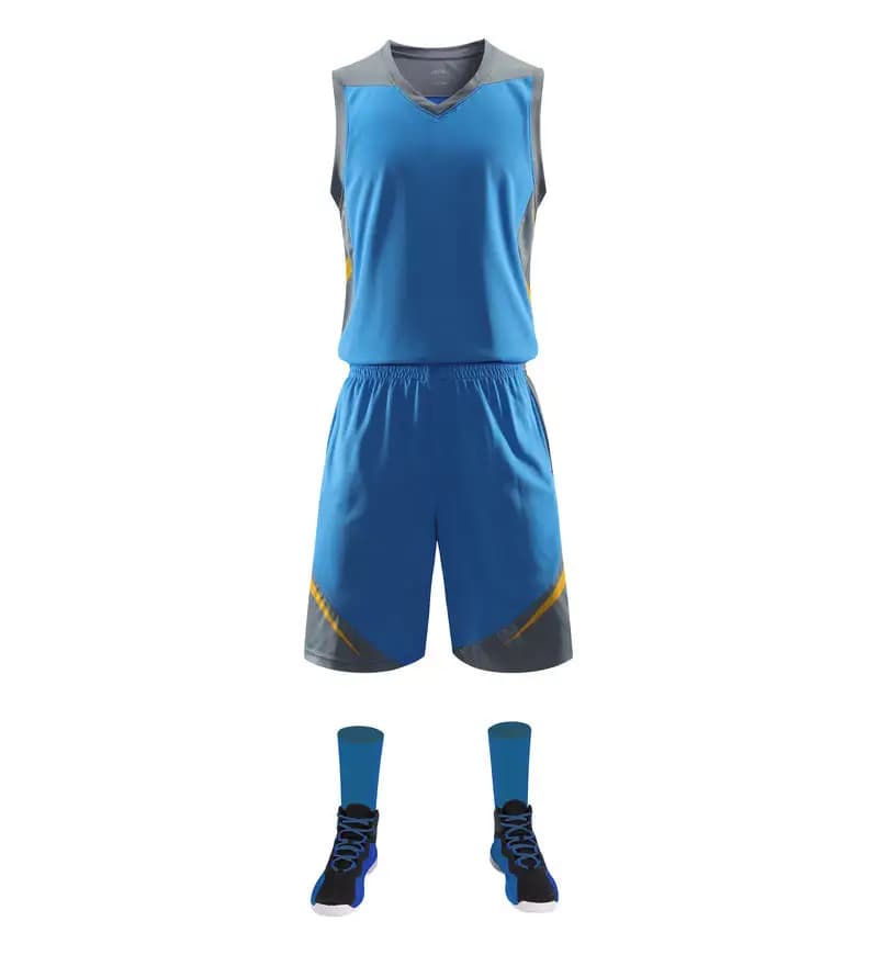 Men's Basketball Jersey Set Blank Customizable