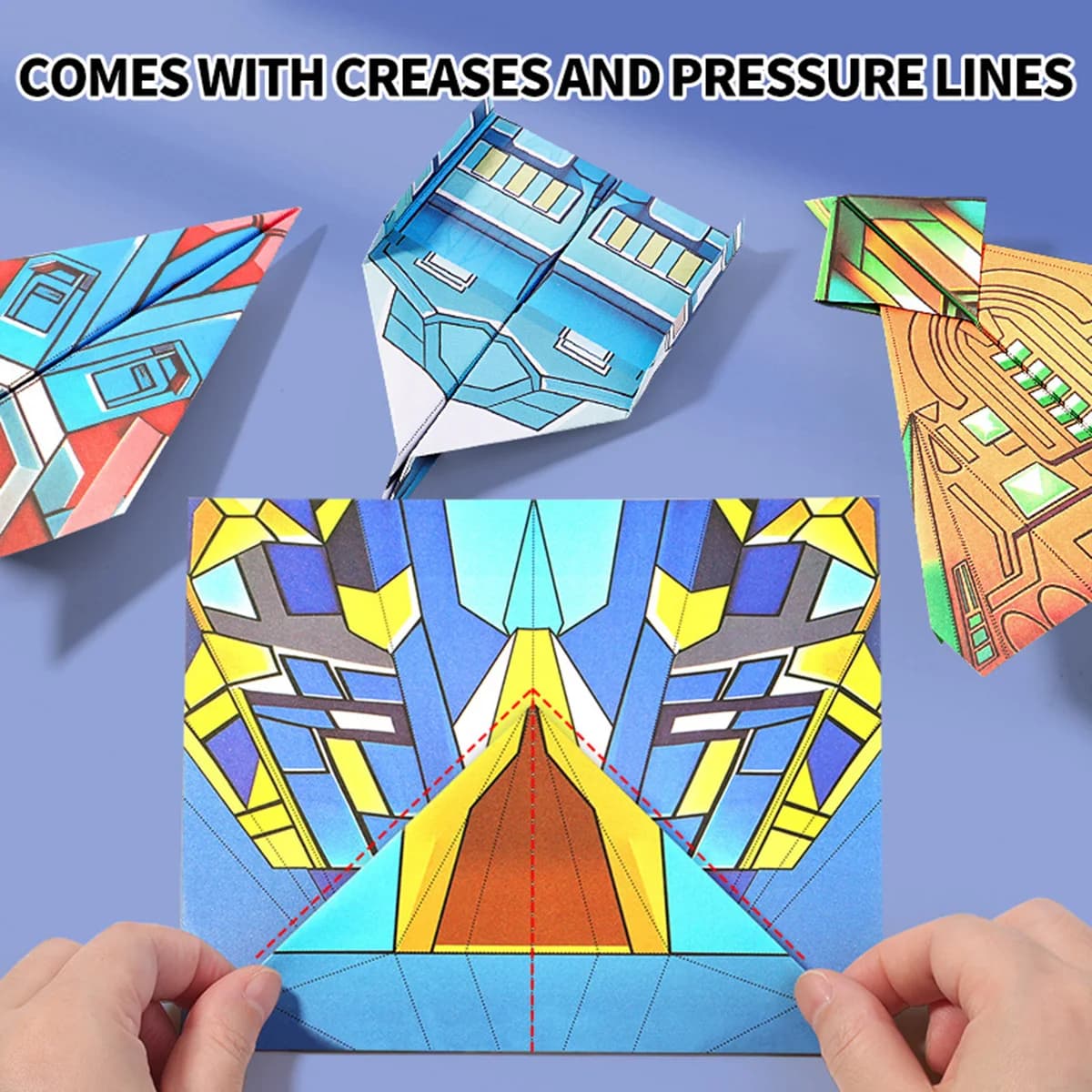 Paper Airplane Kit with 12 Classic Designs