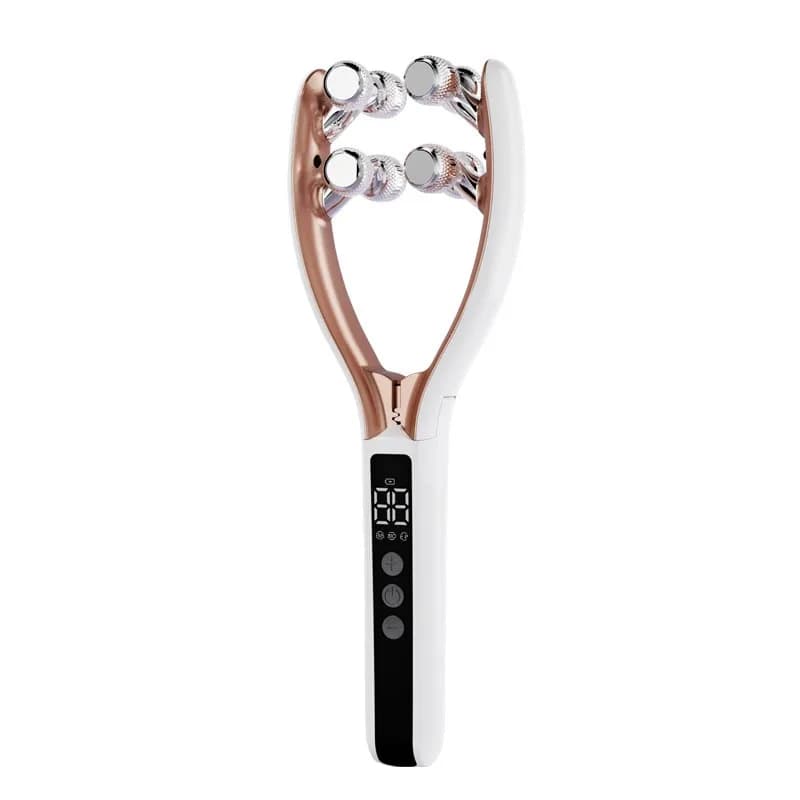 RF EMS Micro Current Roller Face Slimming Artifact V Face Beauty Firming Lifting Face Facial Massage Instrument