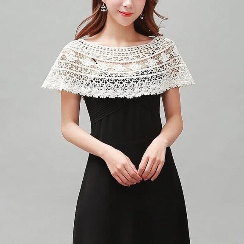 Women's Hollow Out Lace Shawl Wrap