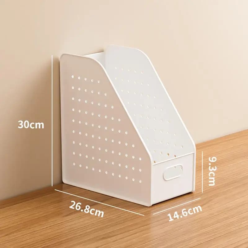 Desk File Organizer with Modular Storage Boxes for Home and Office Use