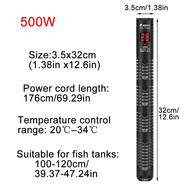 Digital Aquarium Heater with LCD Thermostat