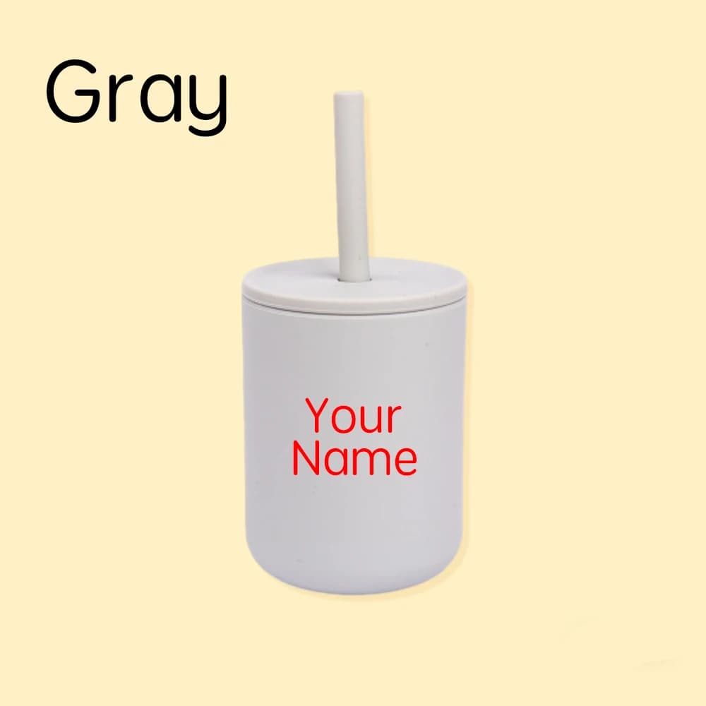 Personalized Silicone Sippy Cup for Toddlers