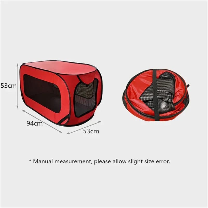 Portable Pop-Up Pet Kennel Tent