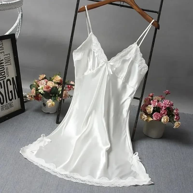 Lace Patchwork Camisola Nightgown