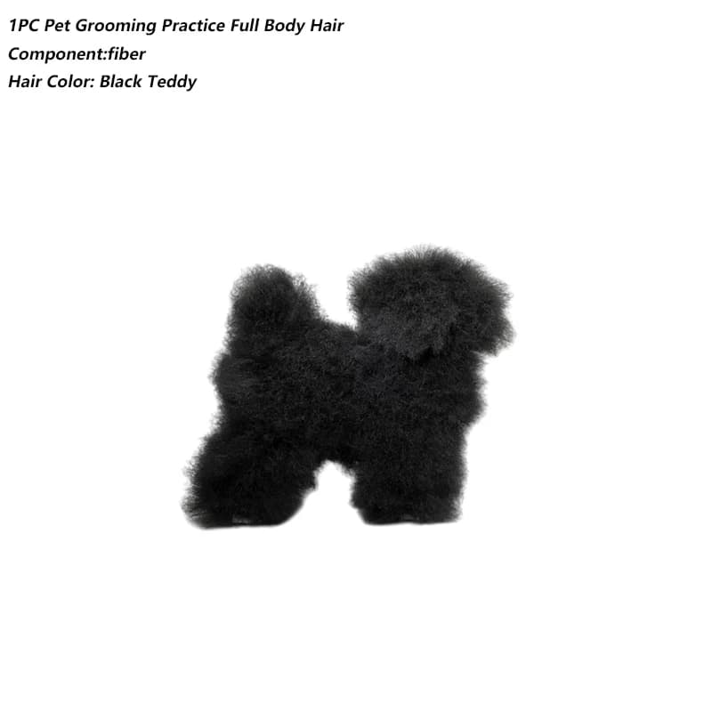 Pet Grooming Training Hair For Dog Model DIY Styling And Scissor Practice Tool B03D
