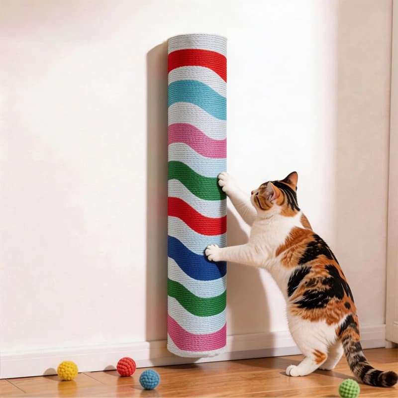 High-Adhesion Cat Scratching Post