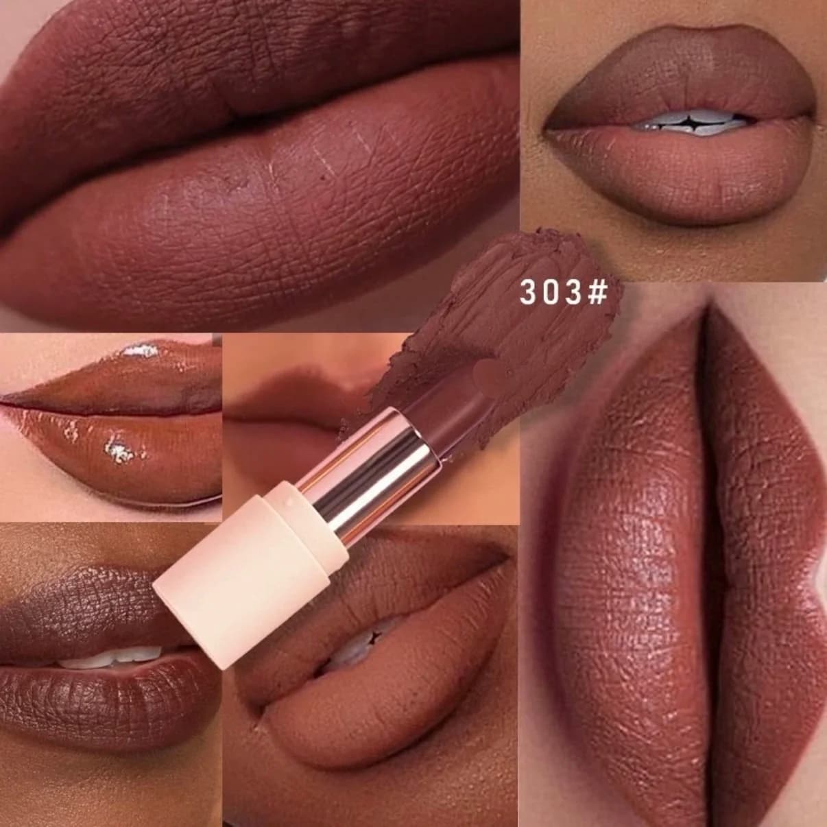 Matte Nude Brown Lipstick