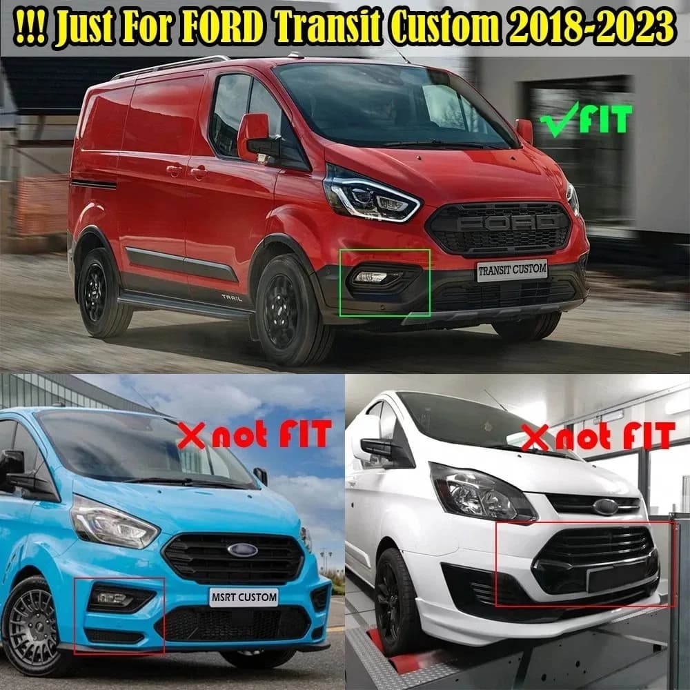 Car Accessories Fits For Ford Transit 2018 2019 2020 2021 2022 Front Grille Bumper Grille No Lamp Bumper Grille