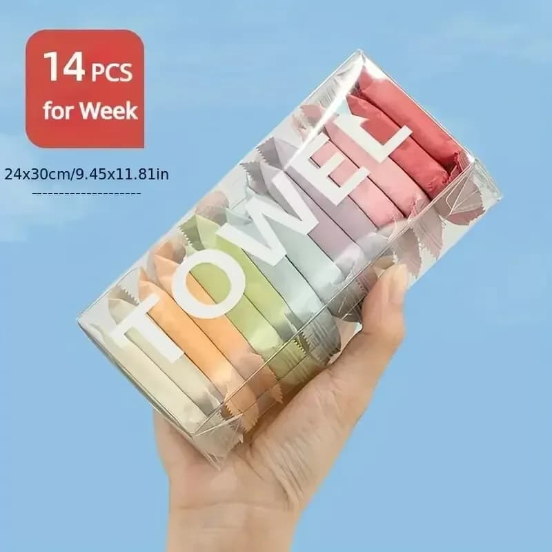 Compressed Washcloth Travel Towel Set