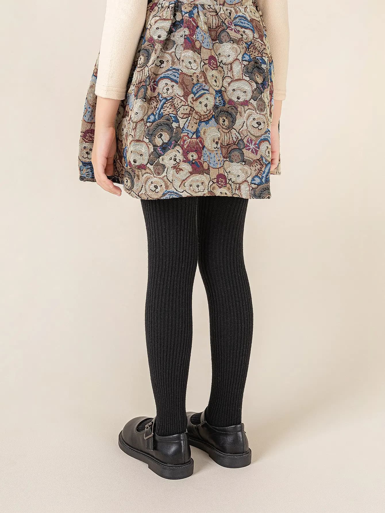 Girls Cotton Bowknot Tights