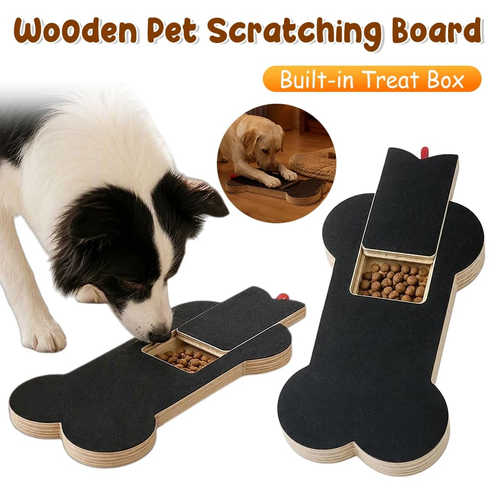 Dog Nail File Pad with Treat Holder