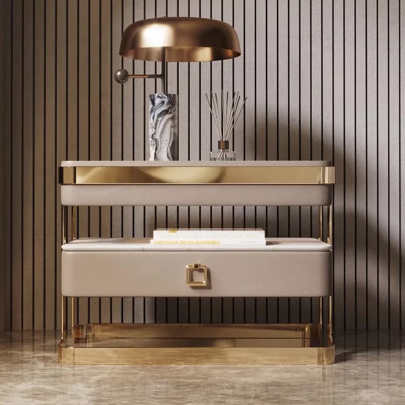 Aesthetic Simple Nightstand Modern Bedside Nordic Storage Nightstand Floor Luxury Mesita De Noche Dormitorio Home Furniture