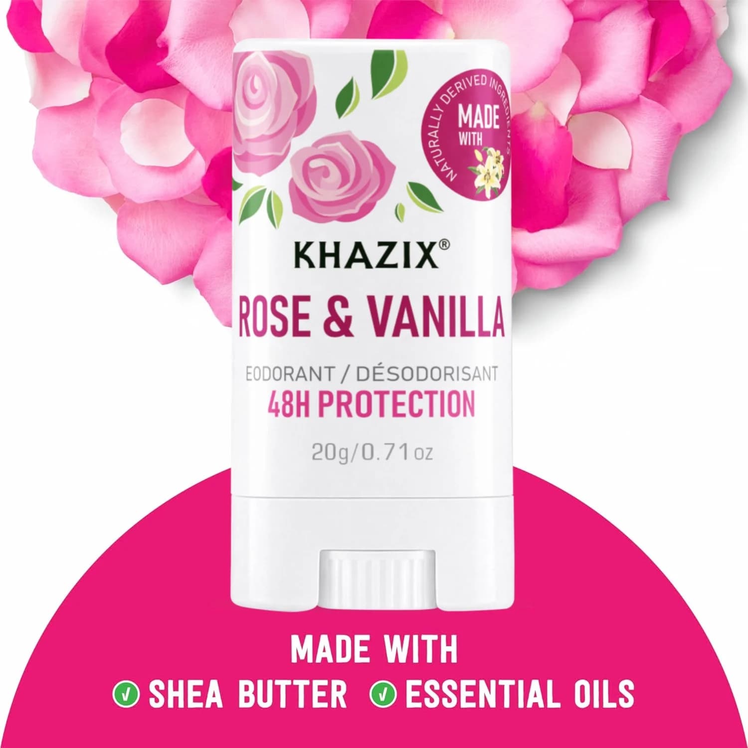 Underarm Deodorant Stick with Shea Butter