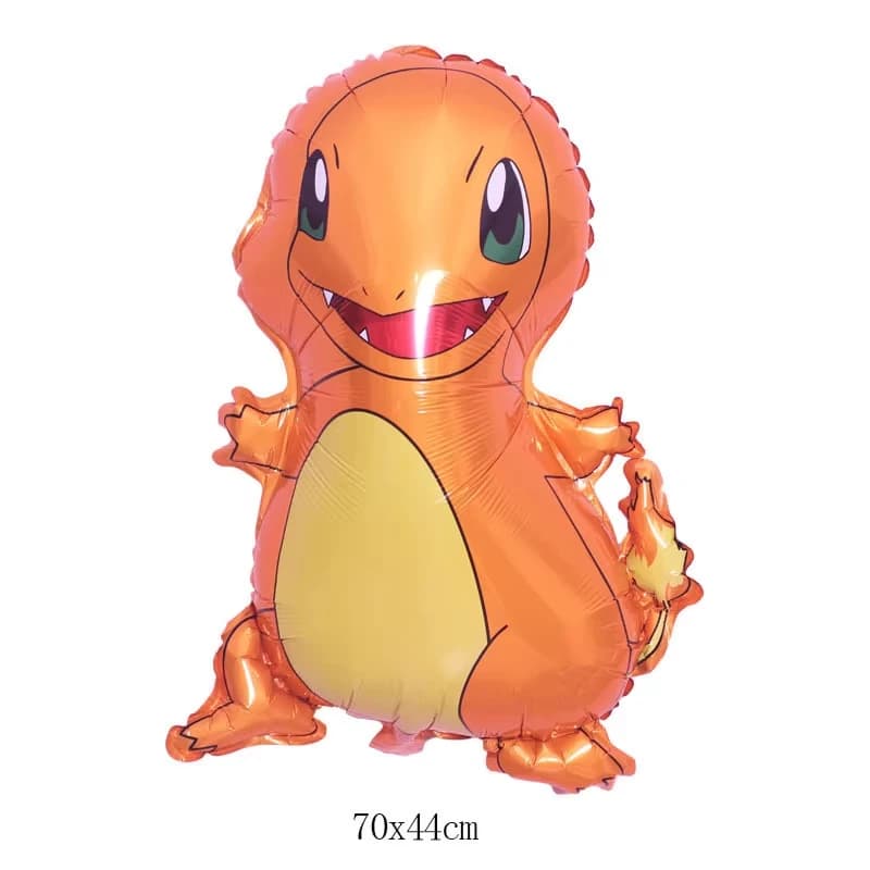 Pokemon Balloon Children Happy Birthday Party Decoration Pikachu Charmander Anime Figure Balloons Cute Cartoon Party Supplies