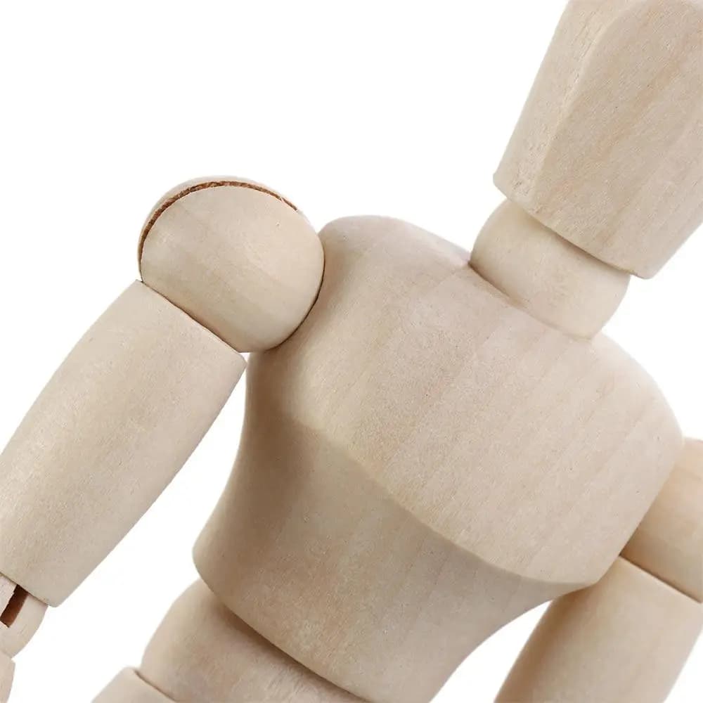 Wooden Articulated Mannequin Figure